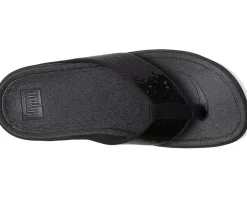 FitFlop Surfa Sequin Toe-post Sandals All Black Online