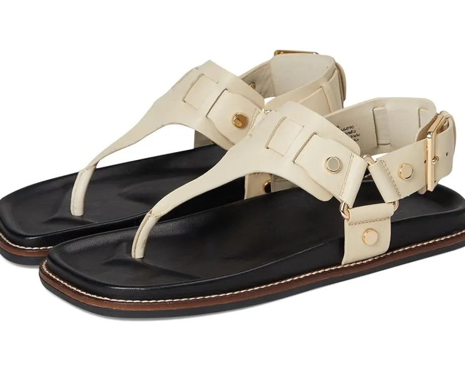 Free People Suri Square Toe Sandals Ivory New