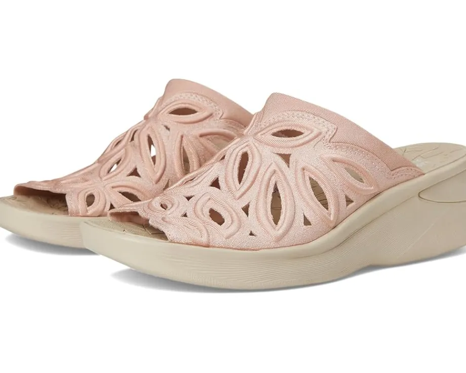 LifeStride Susie Slides Blush Shimmer Lycra Fabric Best