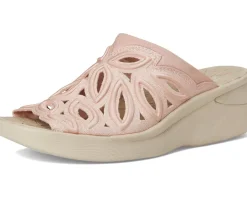 LifeStride Susie Slides Blush Shimmer Lycra Fabric Best