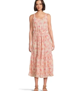 Splendid Sutton Floral Maxi Dress Tulip Print Best