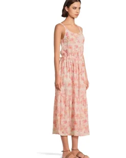 Splendid Sutton Floral Maxi Dress Tulip Print Best