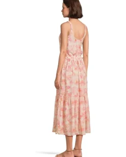 Splendid Sutton Floral Maxi Dress Tulip Print Best