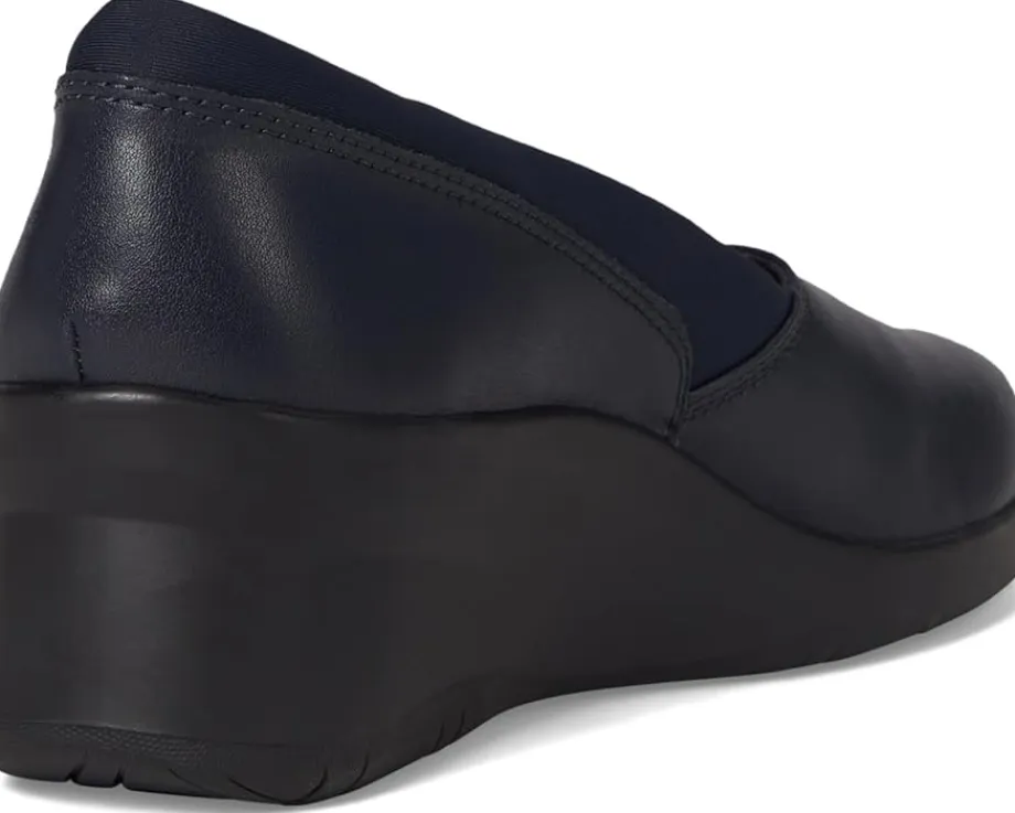 Clarks Suttyn Walk Navy Leather Outlet