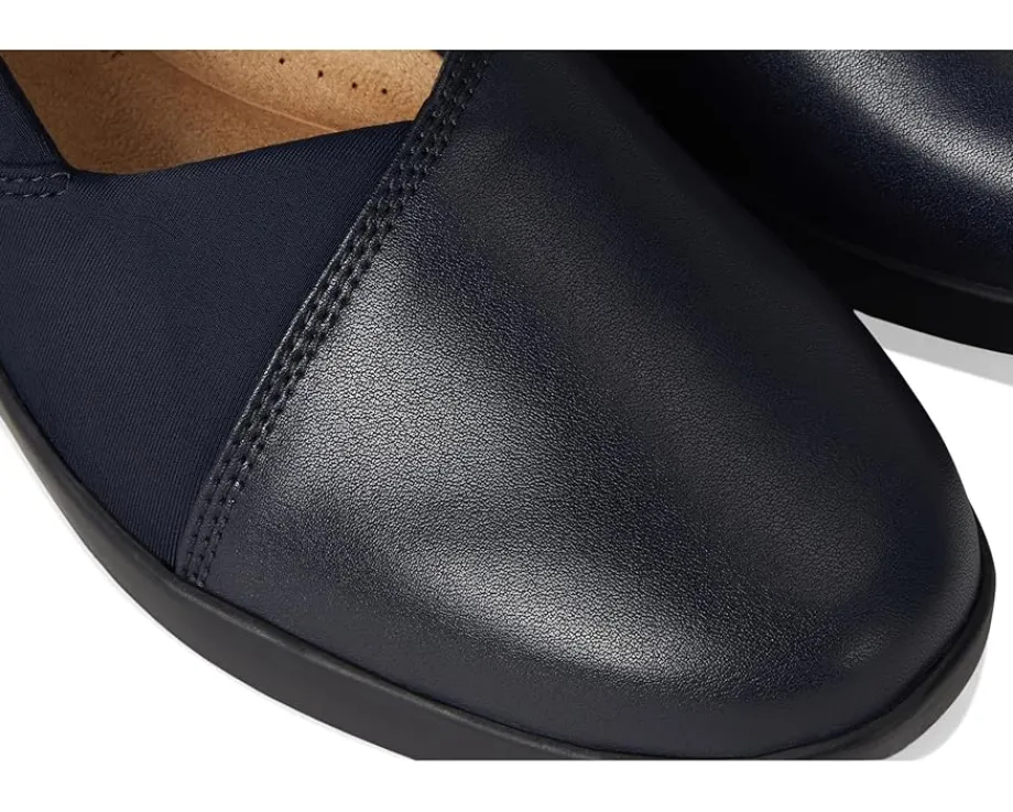 Clarks Suttyn Walk Navy Leather Outlet