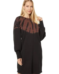 Hatley Sweatshirt Dress Caviar Storm Tie-Dye Clearance