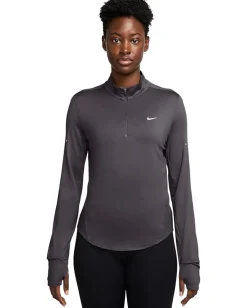 Nike Swift Dri-FIT Ultraviolet 1/4-Zip Running Top Thunder Grey/Reflective Silver Sale