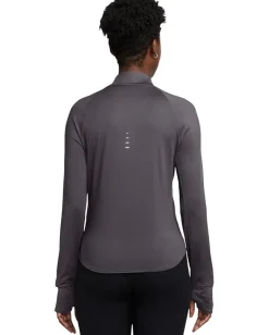 Nike Swift Dri-FIT Ultraviolet 1/4-Zip Running Top Thunder Grey/Reflective Silver Sale