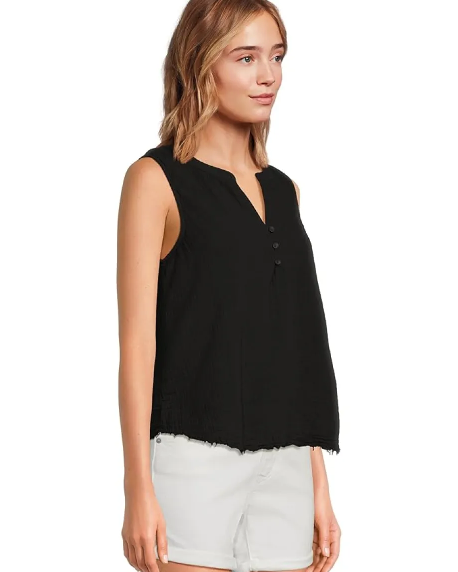 Mod-o-doc Swing Henley Tank Black Clearance