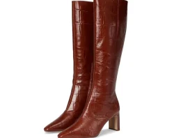 Sam Edelman Sylvia 2 New Cognac Croco Leather Sale