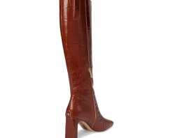 Sam Edelman Sylvia 2 New Cognac Croco Leather Sale