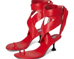 Steve Madden Symone Red Leather Clearance