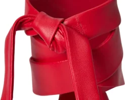 Steve Madden Symone Red Leather Clearance