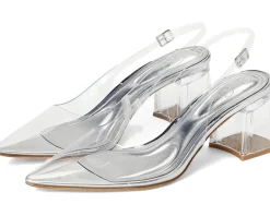 Jessica Simpson Syrina Lucite Slingback Pumps Clear Outlet