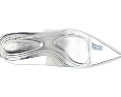 Jessica Simpson Syrina Lucite Slingback Pumps Clear Outlet