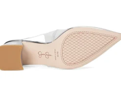 Jessica Simpson Syrina Lucite Slingback Pumps Clear Outlet