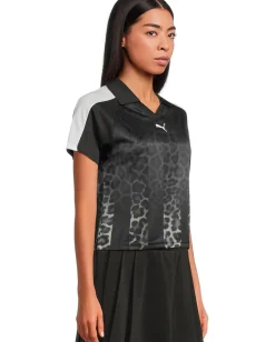 PUMA T7 Leo Luxe Relaxed Soccer Jersey Puma Black-all Over Print Best