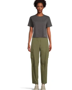 Arc'teryx Taema Crop Logo Short Sleeve Black Heather/Graph Best