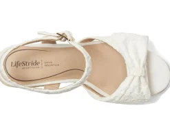 LifeStride Tahlia White Fabric Discount