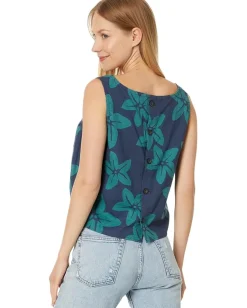 Women Toad&Co Taj Hemp Button Back Tank II