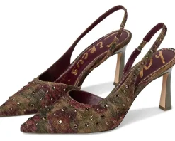 Circus NY by Sam Edelman Tallie Slingback Shoes Golden Pear/Plum Multi New