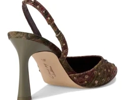 Circus NY by Sam Edelman Tallie Slingback Shoes Golden Pear/Plum Multi New