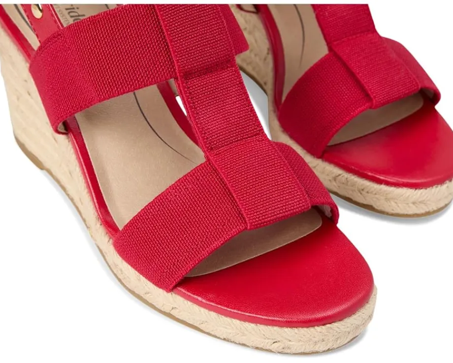 LifeStride Tallulah Fire Red Faux Leather Best