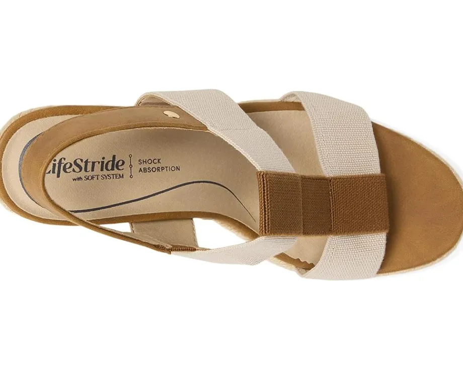 LifeStride Tallulah Tan Faux Leather Discount