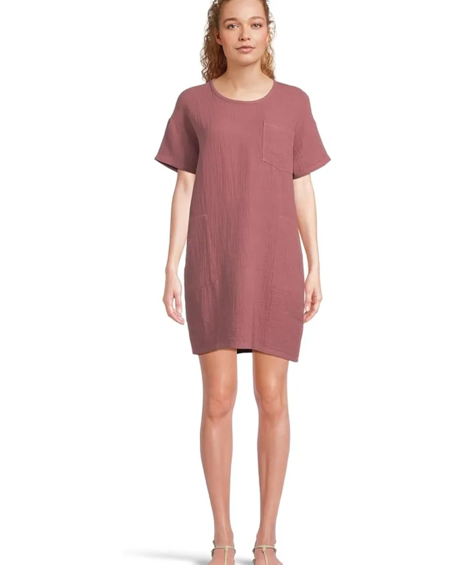 Toad&Co Tate Double Weave Short Sleeve Dress Wild Ginger Online