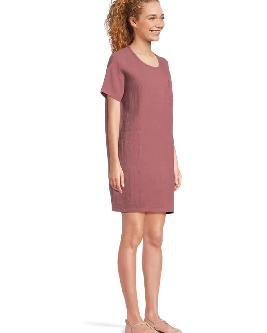 Toad&Co Tate Double Weave Short Sleeve Dress Wild Ginger Online