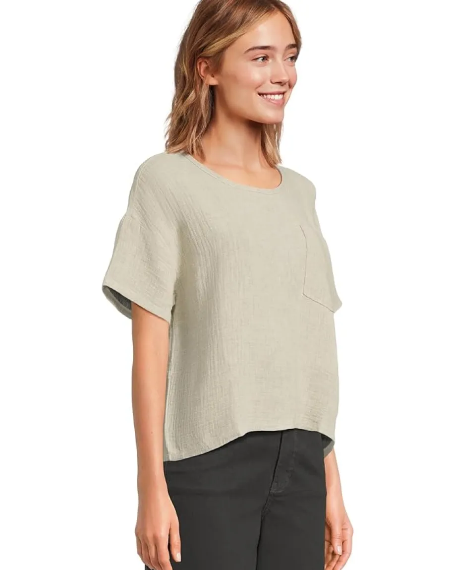 Toad&Co Tate Double Weave Short Sleeve Shirt Salt Sale