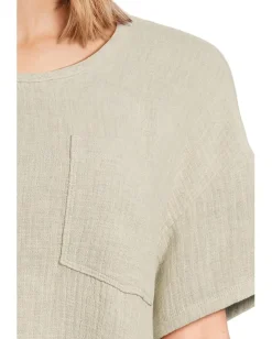 Toad&Co Tate Double Weave Short Sleeve Shirt Salt Sale