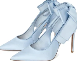 Steve Madden Teacup Blue Satin Outlet