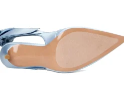 Steve Madden Teacup Blue Satin Outlet