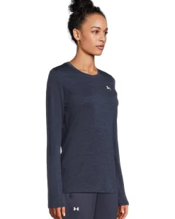 Under Armour Tech Long Sleeve Crew Twist Midnight Navy/White Best