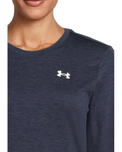 Under Armour Tech Long Sleeve Crew Twist Midnight Navy/White Best