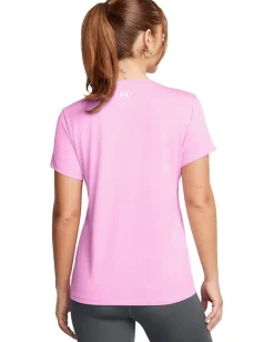 Women Under Armour Tech Short Sleeve V-Neck Twist