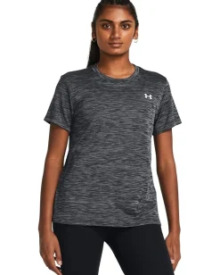 Under Armour Tech Textured Short Sleeve Crew Black/White New