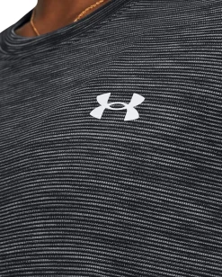 Under Armour Tech Textured Short Sleeve Crew Black/White New