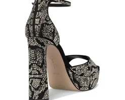 Jessica Simpson Telxia Ankle Strap Platform Sandals Black Online