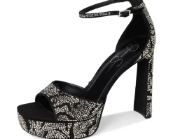Jessica Simpson Telxia Ankle Strap Platform Sandals Black Online