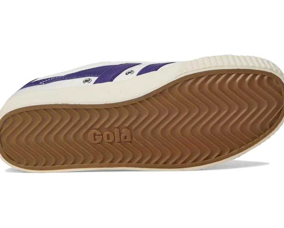 Gola Tennis Mark Cox Off-White/Violet Clearance
