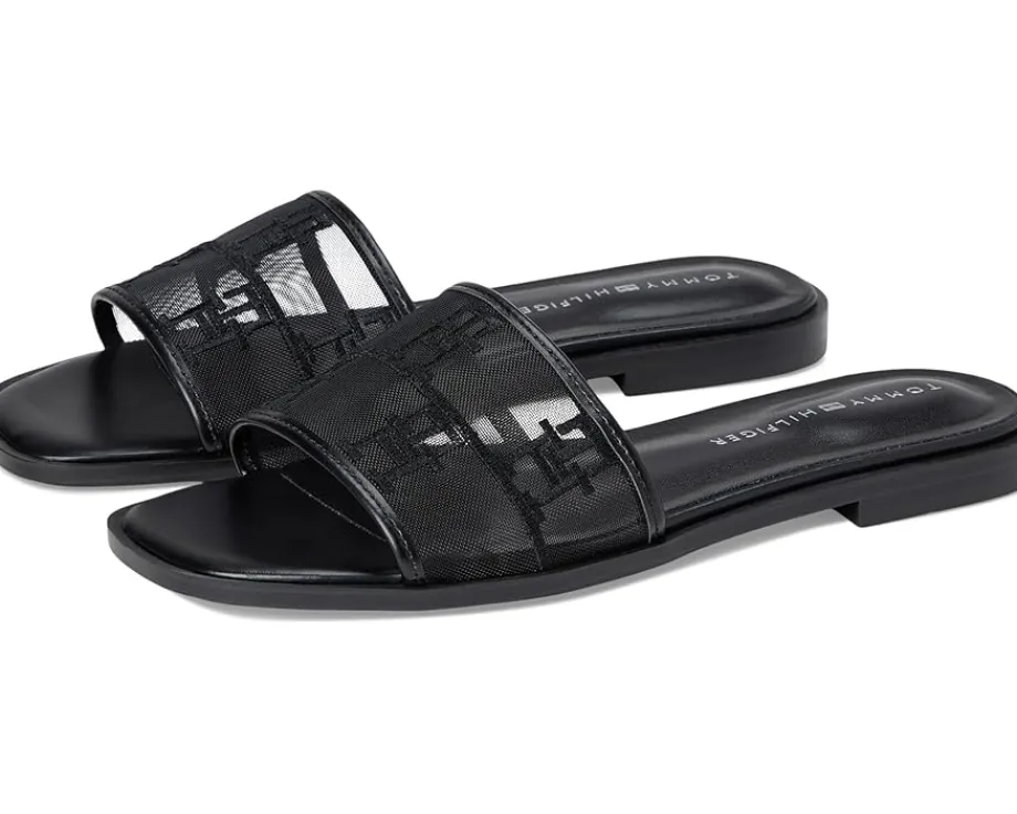 Tommy Hilfiger Tesia Black Mesh Logo