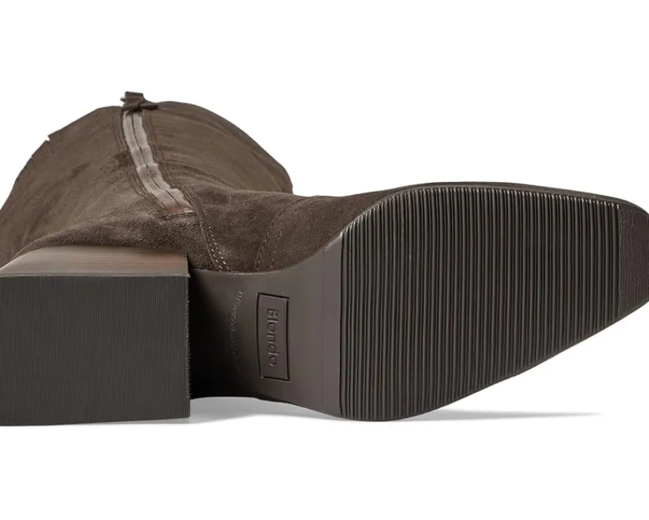 Blondo Tessa Waterproof Chocolate Suede Hot