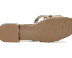 Calvin Klein Tessie Gold Leather Discount