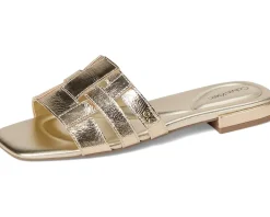 Calvin Klein Tessie Gold Leather Discount