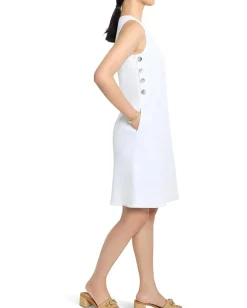 Women NIC+ZOE Textured Button Dress