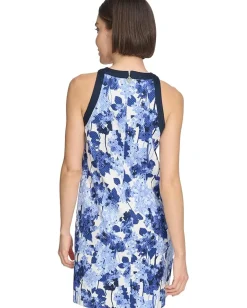 Women Tommy Hilfiger Textured Halter Shift Dress