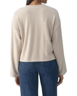 Women Sanctuary Textured Ottoman Popover