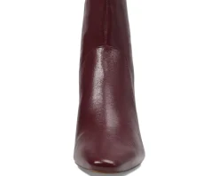 Women Madewell The Dimes Kitten-Heel Boot In Crinkle Leather